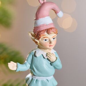 Елочная игрушка Эльф Келвин из Гундабада 10 см Winter Deco фото 2