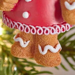 Набор елочных игрушек Пряничные Человечки - Мэтью и Лэсси 9 см, 2 шт  Winter Deco фото 7