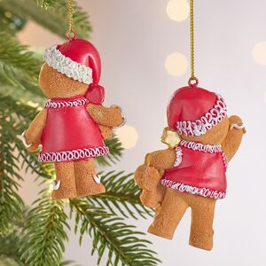 Набор елочных игрушек Пряничные Человечки - Мэтью и Лэсси 9 см, 2 шт  Winter Deco фото 8