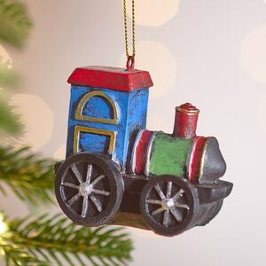 Елочная игрушка Паровозик - Childrens World 7 см Winter Deco фото 1