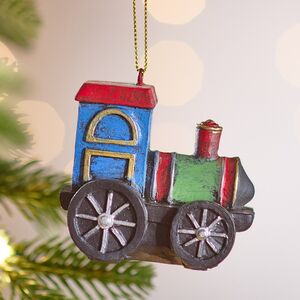 Елочная игрушка Паровозик - Childrens World 7 см Winter Deco фото 4