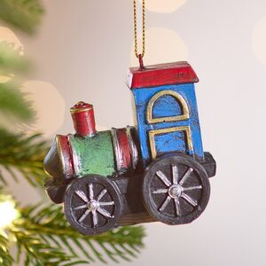 Елочная игрушка Паровозик - Childrens World 7 см Winter Deco фото 7