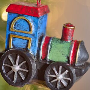 Елочная игрушка Паровозик - Childrens World 7 см Winter Deco фото 2