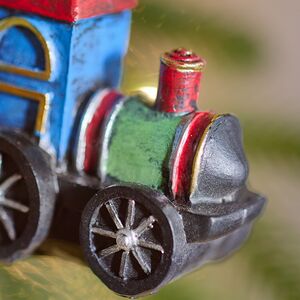 Елочная игрушка Паровозик - Childrens World 7 см Winter Deco фото 3