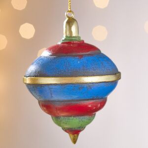 Набор елочных игрушек Детство - Childrens World 6-9 см синий, 3 шт Winter Deco фото 4