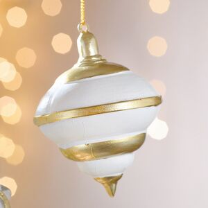 Набор елочных игрушек Детство - Childrens World 6-9 см белый, 3 шт Winter Deco фото 4