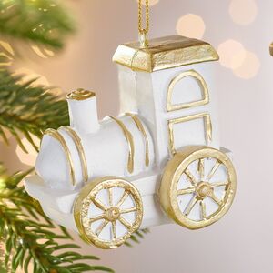 Набор елочных игрушек Детство - Childrens World 6-9 см белый, 3 шт Winter Deco фото 3