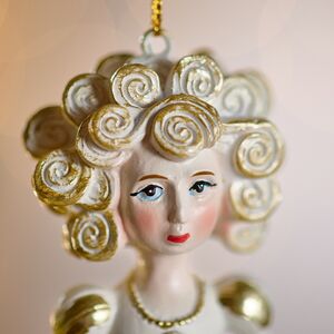 Елочная игрушка Девочка Ванесса с хвостиками 12 см Winter Deco фото 2