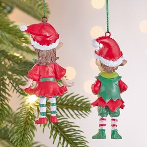 Набор елочных игрушек Эльфы: Данте и Ванда 10 см, 2 шт Winter Deco фото 6