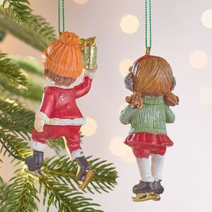 Набор елочных игрушек Берти и Блэйк на коньках 10 см, 2 шт Winter Deco фото 7