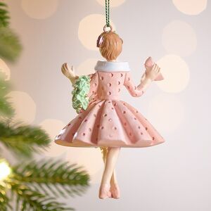 Елочная игрушка Девушка Раймонда в пышном платье 10 см Winter Deco фото 3