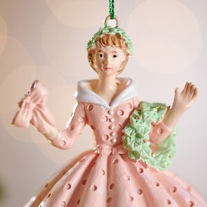 Елочная игрушка Девушка Раймонда в пышном платье 10 см Winter Deco фото 2