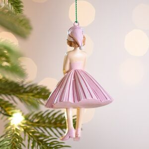 Елочная игрушка Девушка Риккарда с корзинкой 10 см Winter Deco фото 3