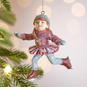 Елочная игрушка Девушка Элма с косичками 11 см Winter Deco фото 1