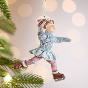 Елочная игрушка Девушка Элма на коньках 11 см Winter Deco фото 3