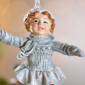 Елочная игрушка Девушка Элма на коньках 11 см Winter Deco фото 2