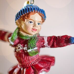 Елочная игрушка Девушка Элма в красном свитере 11 см Winter Deco фото 2