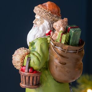 Декоративная фигурка Дед Мороз с подарками - Christmas Fairyland 15 см Winter Deco фото 4