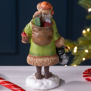 Декоративная фигурка Дед Мороз с подарками - Christmas Fairyland 15 см Winter Deco фото 3
