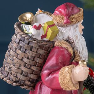 Декоративная фигурка Дед Мороз с посохом - Christmas Fairyland 20 см Winter Deco фото 4