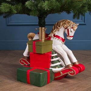 Подставка для елки Лошадка-Качалка - Enchantmas 47*40 см, диаметр ствола до 3.8 см Winter Deco фото 3