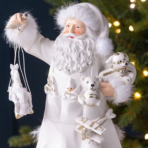 Фигурка Санта Клаус с игрушками - Merry Christmas 23 см Winter Deco фото 2