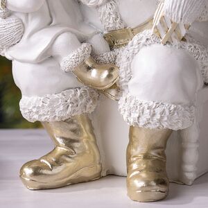 Фигурка Санта Клаус с Девочкой Элли - Merry Christmas 14 см Winter Deco фото 5