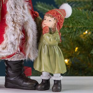 Фигурка Дед Мороз с Каем и Гердой - Merry Christmas 23 см Winter Deco фото 4