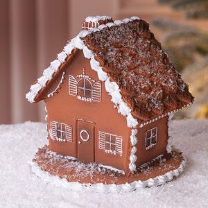 Пряничный Домик с подсветкой Ginger Wonders 13 см Winter Deco фото 4