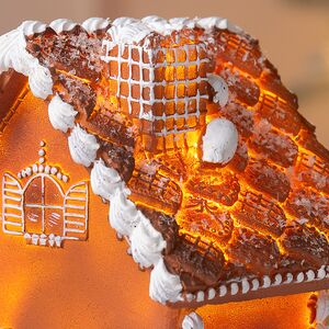 Пряничный Домик с подсветкой Ginger Wonders 13 см Winter Deco фото 2