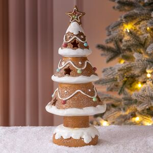 Светящаяся фигурка Елочка - Ginger Wonders 27 см Winter Deco фото 4