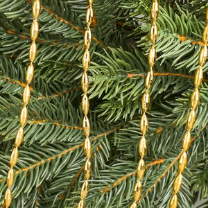 Бусы на елку Radiance 270 см золотые, пластиковые Winter Deco фото 3