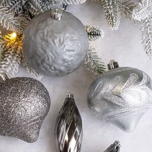 Елочные игрушки Chateau Collections - Quartz Charm 10 см, 10 шт, пластик Winter Deco фото 4