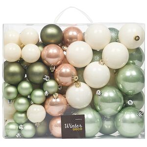 Большой набор елочных шаров Westbury - Розмариновый Букет 4-8 см, 100 шт, пластик Winter Deco фото 5