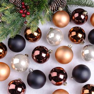 Елочные шары Gracy - Ночной Каприз 6 см, 30 шт, пластик