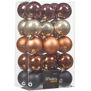 Елочные шары Gracy - Ночной Каприз 6 см, 30 шт, пластик Winter Deco фото 3