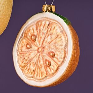 Елочные игрушки Фрукты - Lemonade Cocktail 11 см, 3 шт, стекло Winter Deco фото 4