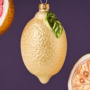 Елочные игрушки Фрукты - Lemonade Cocktail 11 см, 3 шт, стекло Winter Deco фото 6