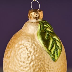 Елочные игрушки Фрукты - Lemonade Cocktail 11 см, 3 шт, стекло Winter Deco фото 7