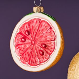 Елочные игрушки Фрукты - Lemonade Cocktail 11 см, 3 шт, стекло Winter Deco фото 8