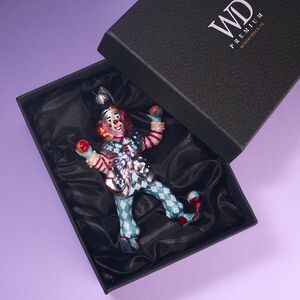 Елочная игрушка Клоун - Circus Roncalli 14 см, стекло Winter Deco фото 3