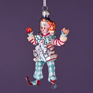 Елочная игрушка Клоун - Circus Roncalli 14 см, стекло Winter Deco фото 10