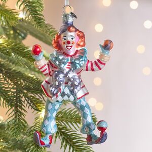Елочная игрушка Клоун - Circus Roncalli 14 см, стекло Winter Deco фото 1