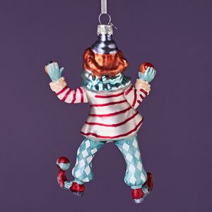Елочная игрушка Клоун - Circus Roncalli 14 см, стекло Winter Deco фото 12