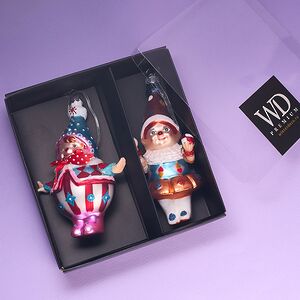 Елочные игрушки Клоуны Марсо - Circus Roncalli 17 см, 2 шт, стекло Winter Deco фото 3