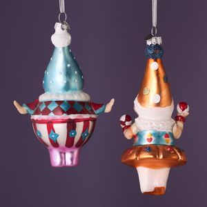 Елочные игрушки Клоуны Марсо - Circus Roncalli 17 см, 2 шт, стекло Winter Deco фото 9