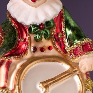 Стеклянные елочные игрушки Дуэт Барабанщиков - Circus Roncalli 10 см, 2 шт, стекло Winter Deco фото 5