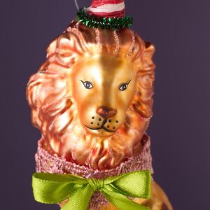 Елочные игрушки Лев и Слон - Circus Roncalli 12 см, 2 шт, стекло Winter Deco фото 2