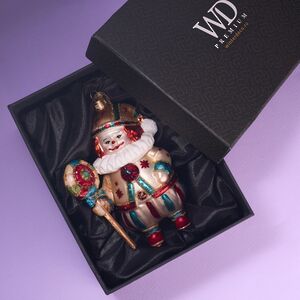 Елочная игрушка Клоун с Леденцом - Circus Roncalli 12 см, стекло Winter Deco фото 3