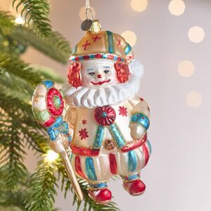 Елочная игрушка Клоун с Леденцом - Circus Roncalli 12 см, стекло Winter Deco фото 4